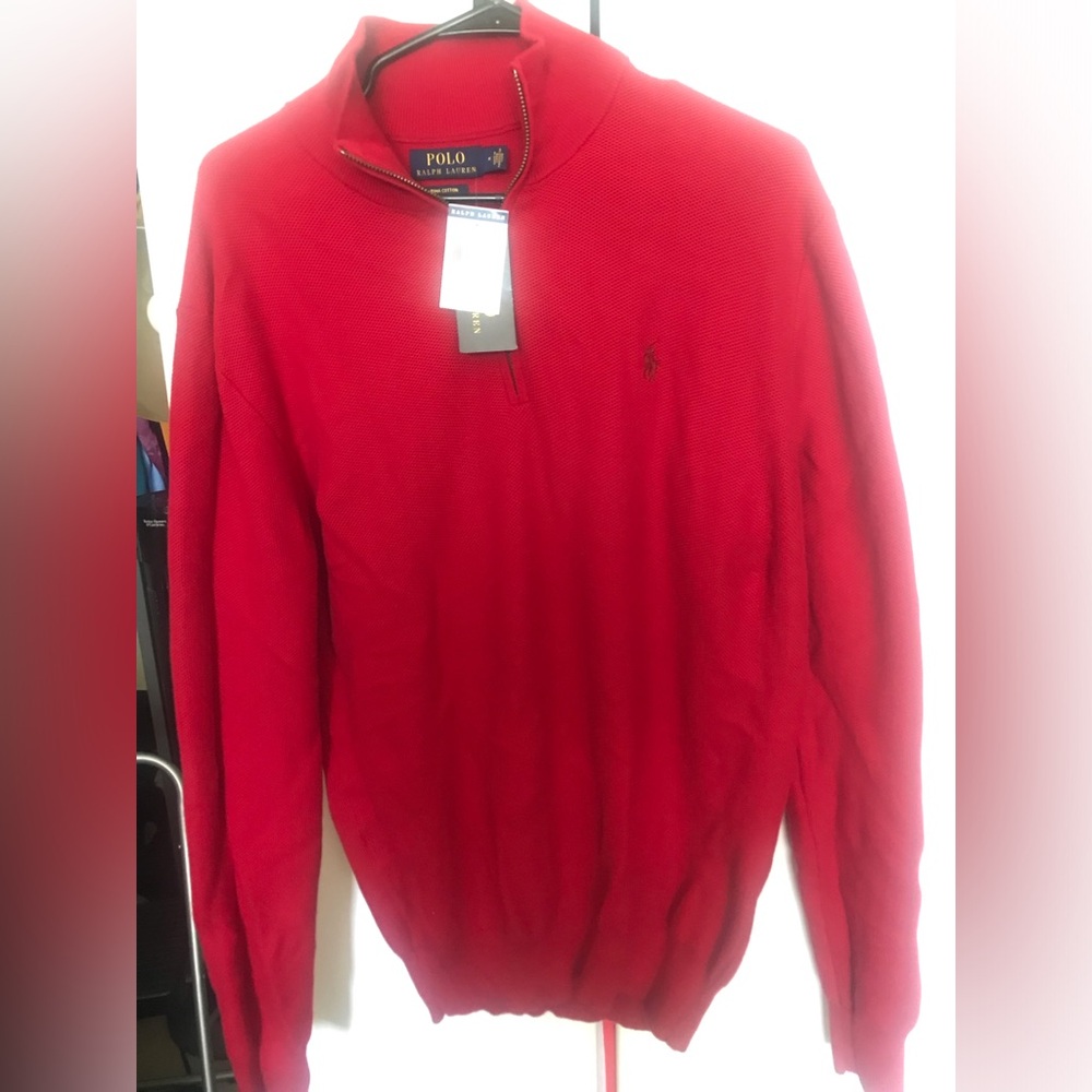 Ralph Lauren Polo Quarter Zip Up Sweater